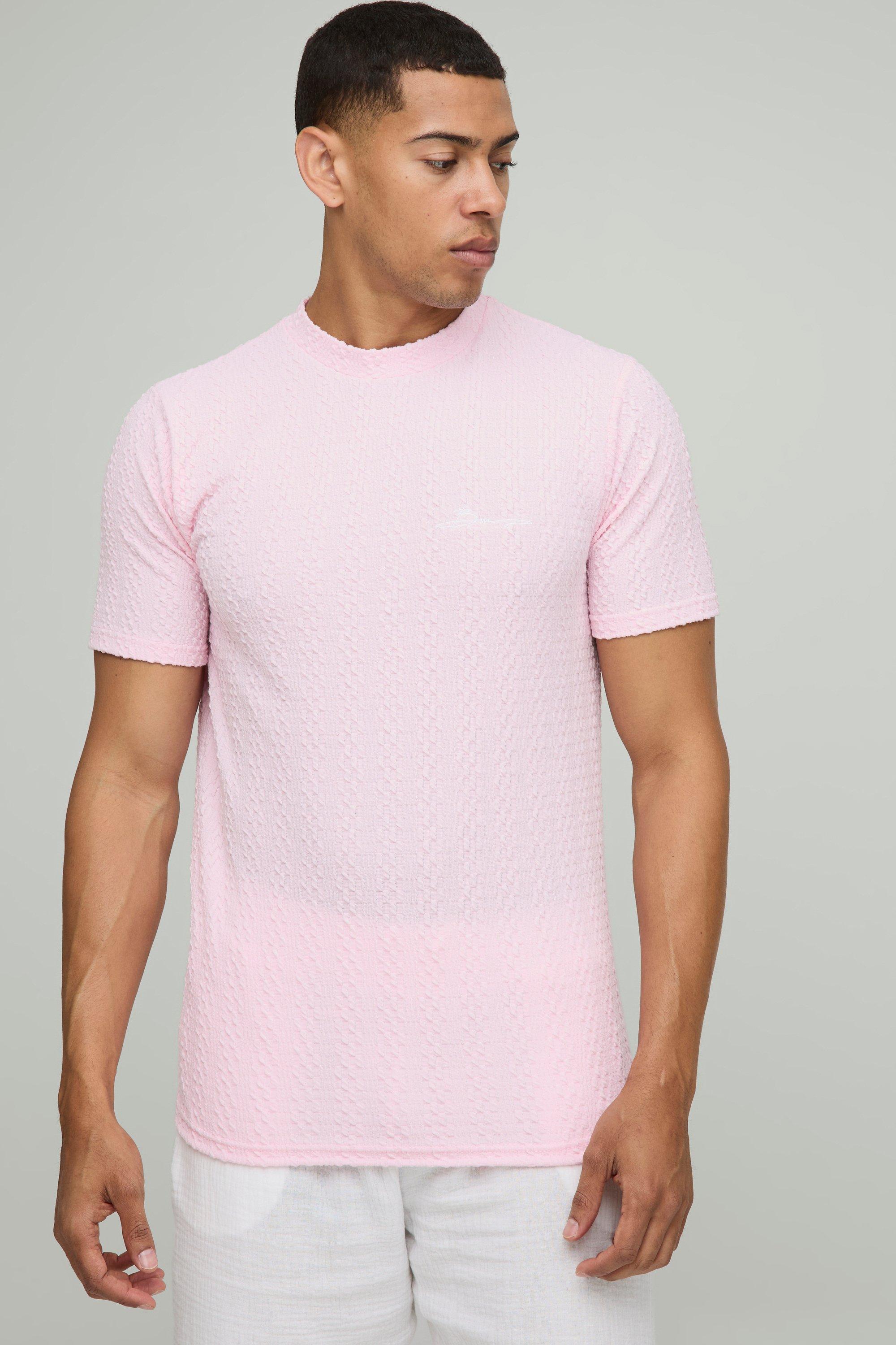 ◆ boohoo ◆ レギュラーパフォーマンス Tシャツ / pink hzz08176_white_xl?w=537&qlt=